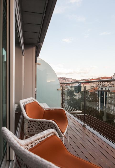 Gran Hotel Nagari Boutique & Spa Vigo Exteriér fotografie A balcony