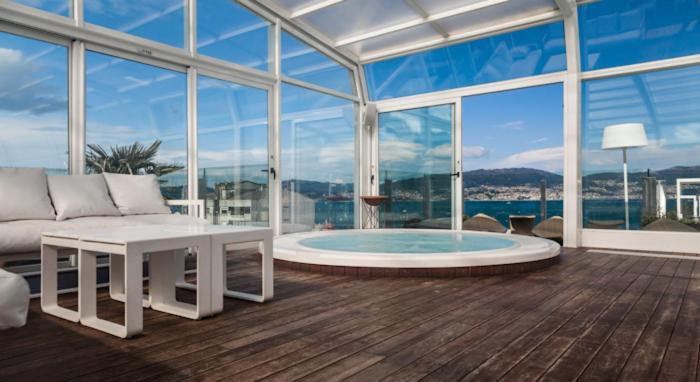 Gran Hotel Nagari Boutique & Spa Vigo Exteriér fotografie A spa in a hotel